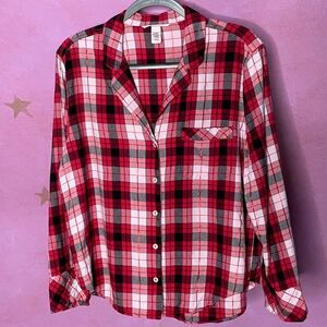 Victoria's Secret Plaid Shirt